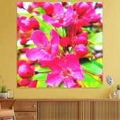Prachtige Red Barron Crabapple Foto Canvas Afdruk (Insitu (Woonkamer))