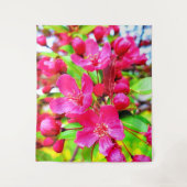 Prachtige Red Barron Crabapple Foto Wandkleed (Voorkant)