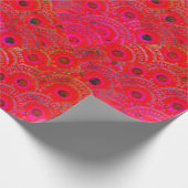 Prachtige RED MANDALA-verlooppapier Cadeaupapier (Hoek)