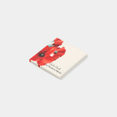 Prachtige Red Poppy Business Post-it® Notes (Schuin)