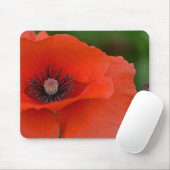 Prachtige Red Poppy Muismat (Met muis)