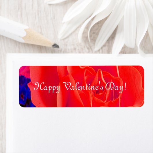 Prachtige Red Rose IX Etiket (Insitu)