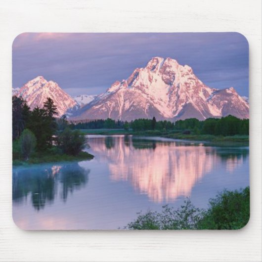 Prachtige reflecties — Grote Tetons Muismat (Voorkant)