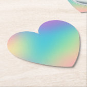 Prachtige Regenboog Gradiënt Kartonnen Onderzetters (Gekanteld)