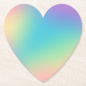 Prachtige Regenboog Gradiënt Kartonnen Onderzetters (Voorkant)