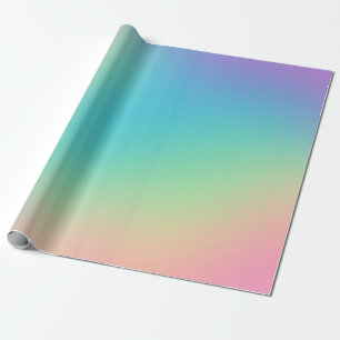 Prachtige regenbooggradiënt cadeaupapier