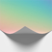 Prachtige regenbooggradiënt cadeaupapier (Hoek)