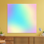 Prachtige regenbooggradiënt canvas afdruk (Insitu (Woonkamer))