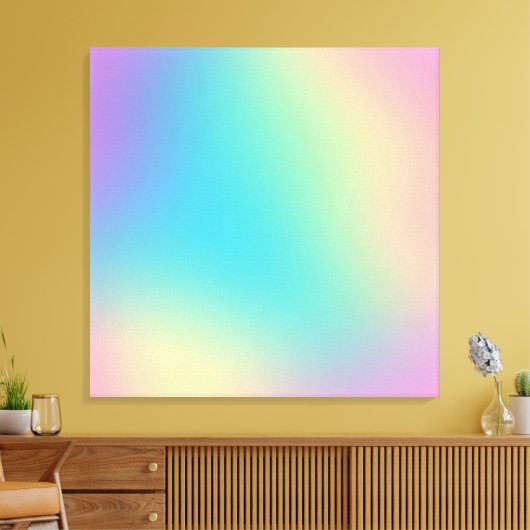 Prachtige regenbooggradiënt canvas afdruk (Insitu (Woonkamer))