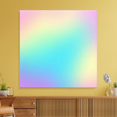Prachtige regenbooggradiënt canvas afdruk (Insitu (Woonkamer))