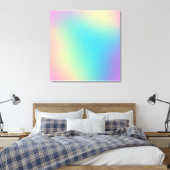 Prachtige regenbooggradiënt canvas afdruk (Insitu (Slaapkamer))