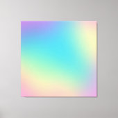Prachtige regenbooggradiënt canvas afdruk (Voorkant)