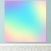 Prachtige regenbooggradiënt canvas afdruk (Insitu (Houten vloer))