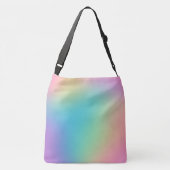 Prachtige regenbooggradiënt crossbody tas (Achterkant)