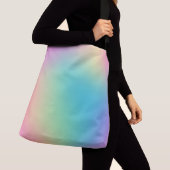 Prachtige regenbooggradiënt crossbody tas (Dichtbij)