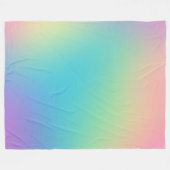 Prachtige regenbooggradiënt fleece deken (Voorkant (Horizontaal))