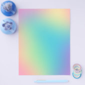 Prachtige regenbooggradiënt flyer (Enkel)