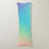 Prachtige regenbooggradiënt lichaamskussen (Voorkant Verticaal)