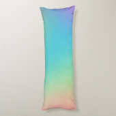 Prachtige regenbooggradiënt lichaamskussen (Achterkant (Verticaal))