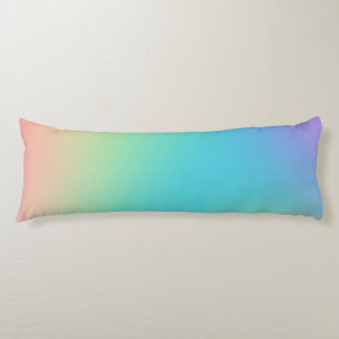 Prachtige regenbooggradiënt lichaamskussen