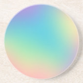 Prachtige regenbooggradiënt zandsteen onderzetter (Voorkant)