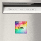 Prachtige regenboogkleuren, Inspirerend Magneet (Insitu (Vaatwasser))