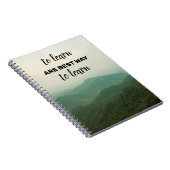 Prachtige reis citeert Spiral Foto Notitieboek (Rechterzijde)