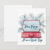 Prachtige Reis Koffer Eucalyptus  (Voorkant / Achterkant)