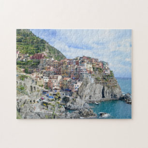 Prachtige reisfotografie-Cinque Terre, Italië Legpuzzel