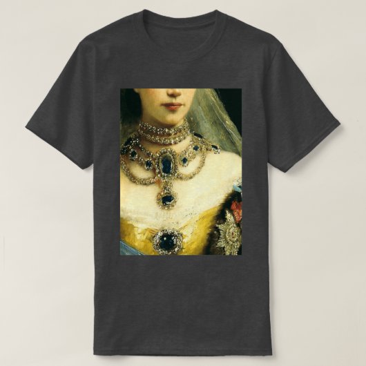 Prachtige renaissance schildering van een Bejewele T-shirt (Design voorkant)