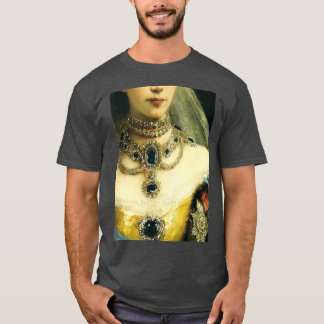 Prachtige renaissance schildering van een Bejewele T-shirt