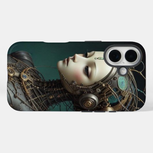 Prachtige retro robot Case-Mate iPhone case (Achterkant (horizontaal))