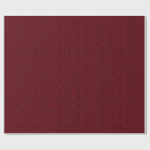 Prachtige Rich Burgandy Red Satin Kijk uit Cadeaupapier (Vlak)