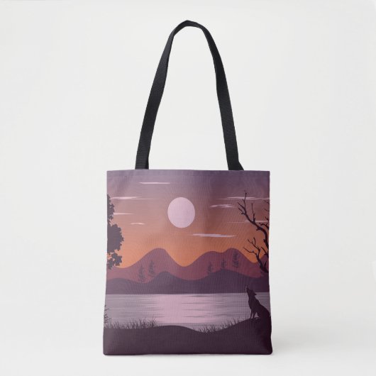 Prachtige River natuur scene Tote Bag (Voorkant)