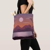 Prachtige River natuur scene Tote Bag (Dichtbij)