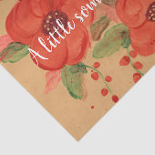 Prachtige rode bloem tissuepapier (Detail)