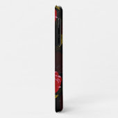Prachtige rode doorschijnende rozen borduurpatrone Case-Mate iPhone case (Achterkant/links)