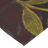 Prachtige rode doorschijnende rozen borduurpatrone tafelkleed (Gekanteld)