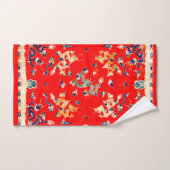 Prachtige rode draak bad handdoek (Handdoek)