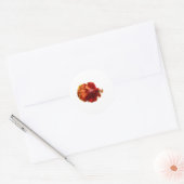 Prachtige Rode Halfmaan Betta Vis Sticker - Siamee (Envelop)