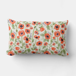 Prachtige rode Oranje papavers Kussen