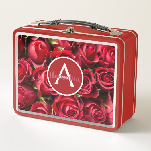 Prachtige rode roses Lunch Box (Voorkant)