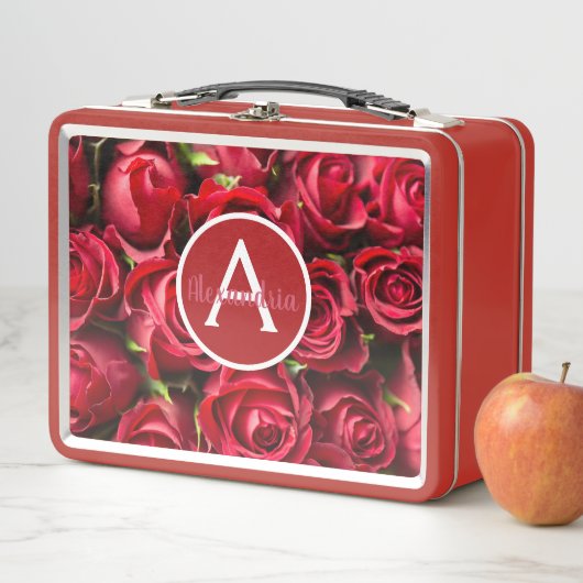 Prachtige rode roses Lunch Box (In situ)