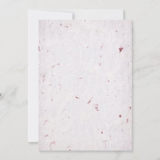 Prachtige rode rozen en gouden metallic bruiloft kaart (Achterkant)