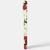 Prachtige rode rozen en klassieke  handschrift Case-Mate iPhone case (Achterkant / Links)