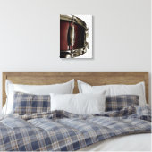 Prachtige rode snare drum canvas drummer art print (Insitu (Slaapkamer))