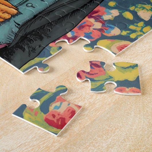 Prachtige rode vos in een pak legpuzzel (Zijkant)