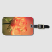 Prachtige Romantische foto van Roos Bagagelabel (Voorkant (horizontaal))
