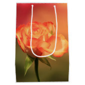 Prachtige Romantische foto van Roos Medium Cadeauzakje (Achterkant)