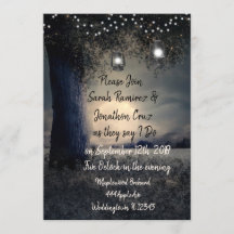 Prachtige romantische lantaarn verlicht boom bruil